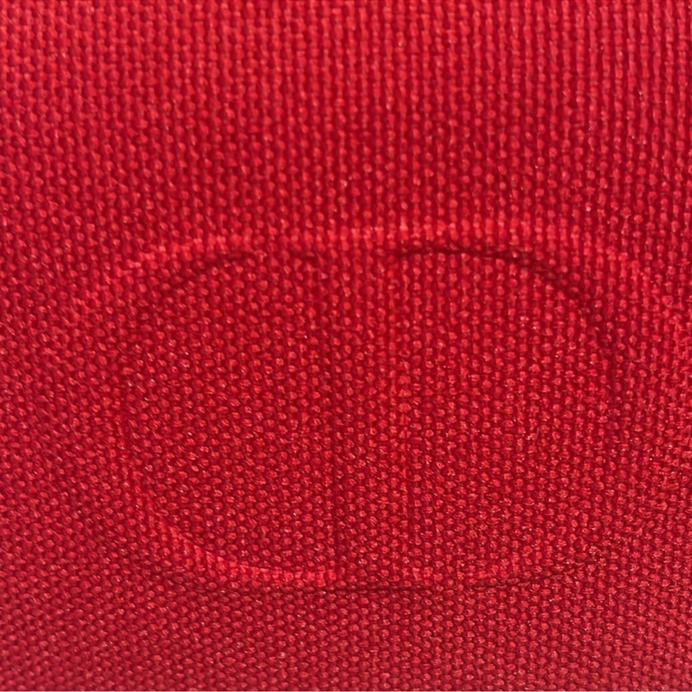 Christian Dior red canvas cosmetics bag to shoulder bag - Picture 13 of 16